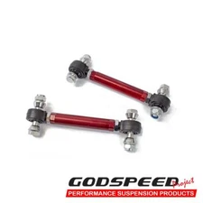 Godspeed Front Adj. Sway Bar End Links Spherical Bearing for Chrysler 300 05-21