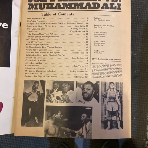 The Fight Of The Century - Boxing Illustrated - Frazier vs Muhammad Ali - 画像8/12