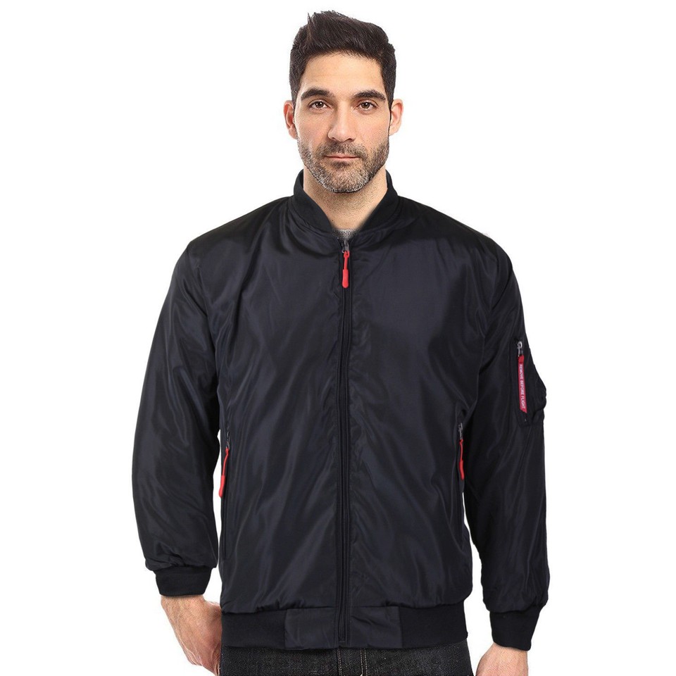 Mia Collections Mens Zip Bomber Jacket main image 0