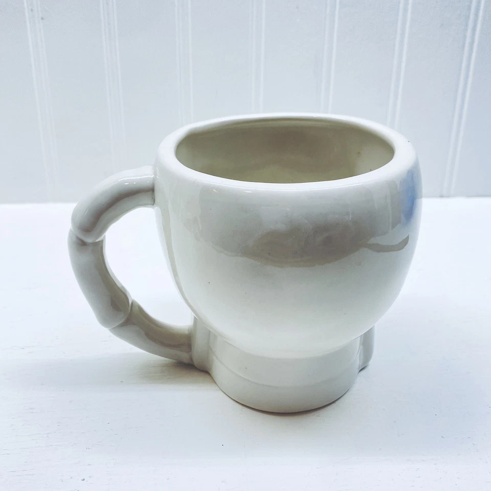 Day of the Dead瓷杯糖头骨大号瓷咖啡杯 — 第 3/4 张图片