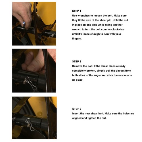 20x Shear pins Cotter pins for Cub Cadet 738-04124 714-04040 MTD Snow thrower US - Picture 7 of 7