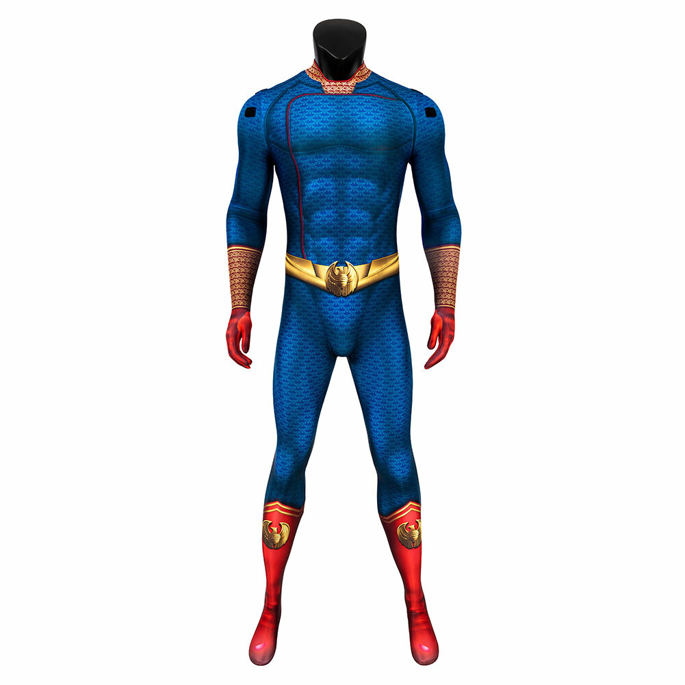 The Boys Homelander Cosplay Costume Jumpsuit Cloak Halloween Outfit