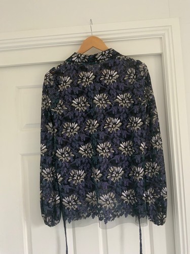 Scanlan Theodore Lace Blouse Size SM RRP $700 - Picture 3 of 10