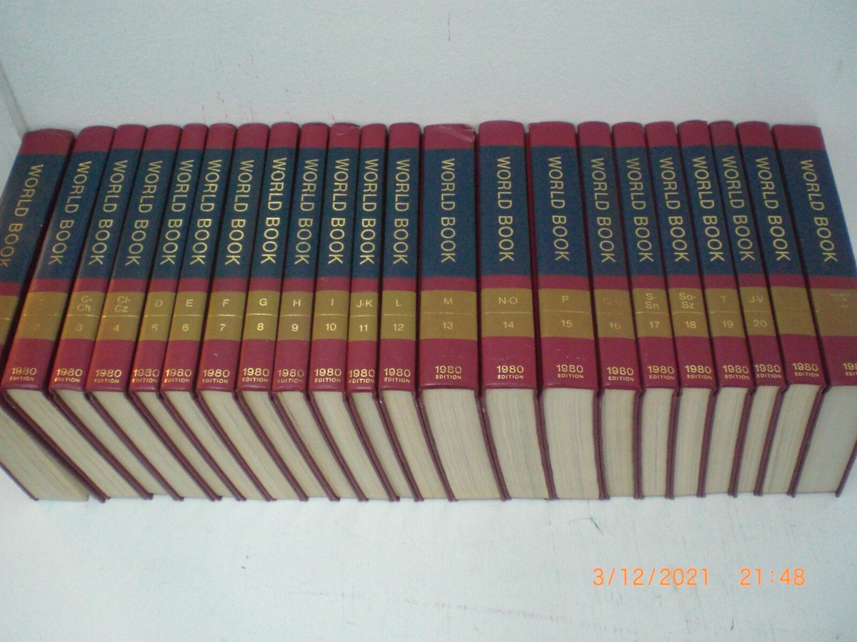 The World Book Encyclopedia 1980 Edition Worldbook