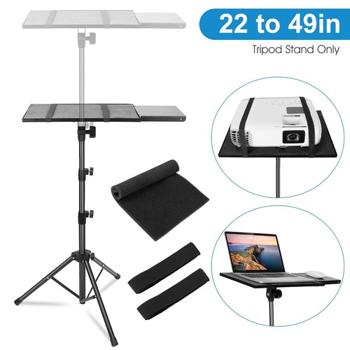 Universal Laptop Projector Tripod Stand DJ Equipment Holder Mount Adjustable - Picture 2 of 12