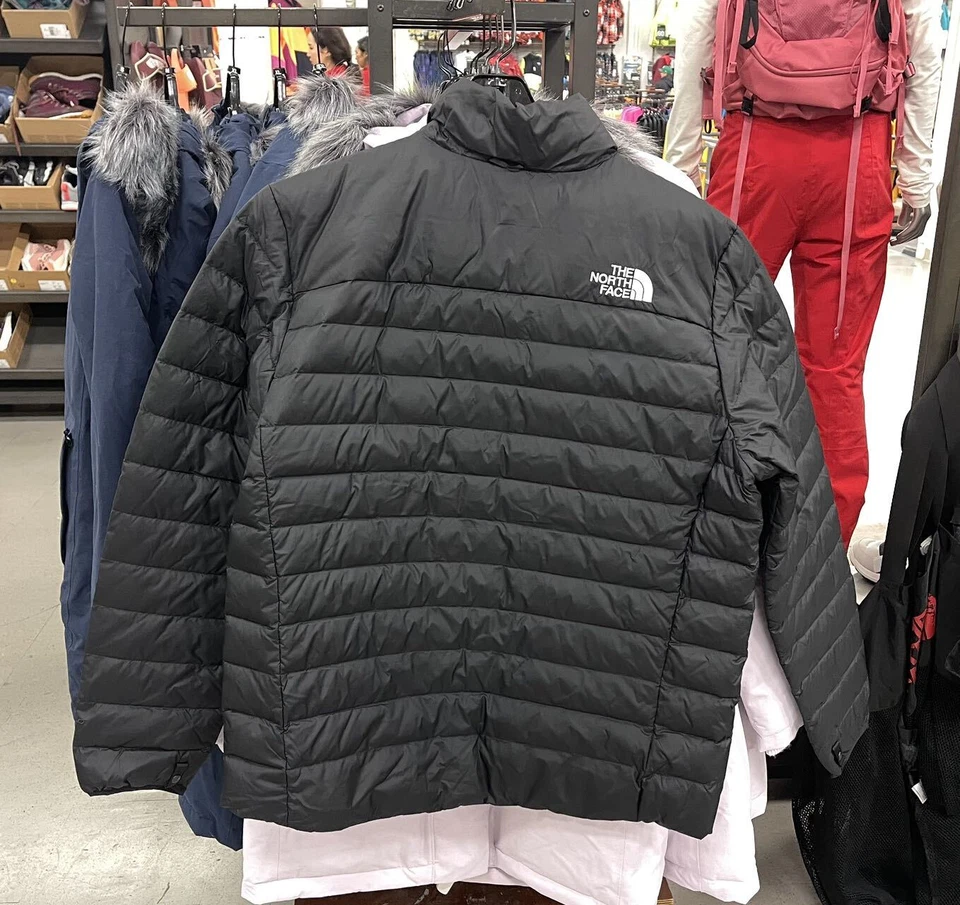 The North Face Mens Minoqua Insulated Puffer Jacket 550/600Down TNF Black - Image 3 of 4