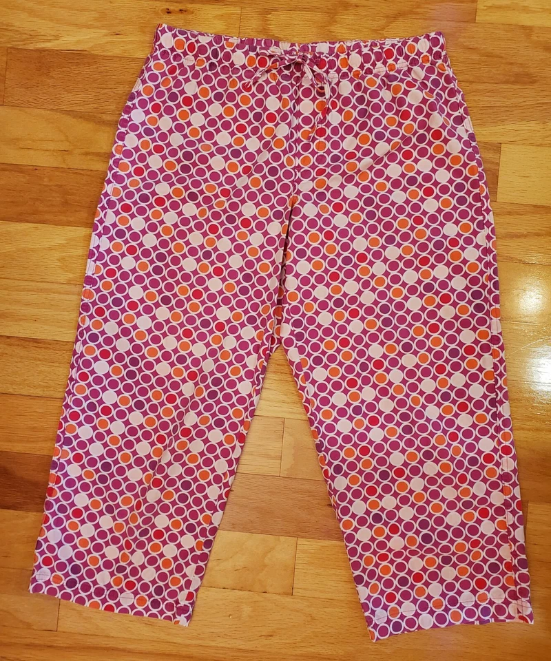 🌸 Pantalones de salón Xhilaration vintage años 90 para mujer - Ropa de dormir pijama de primavera - Pequeños Foto 2 de 4