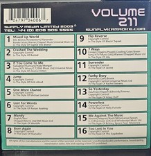 SF211    SUNFLY KARAOKE CDG VERY RARE, NOT SOLD IN THE USA LOT UK