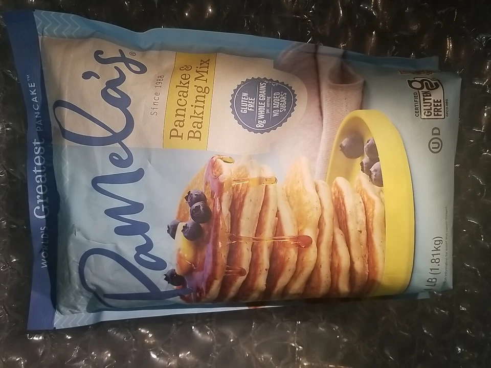 Mezcla para hornear y panqueques sin gluten Pamela's Products, sin sabor, 64 OZ Foto 3 de 4