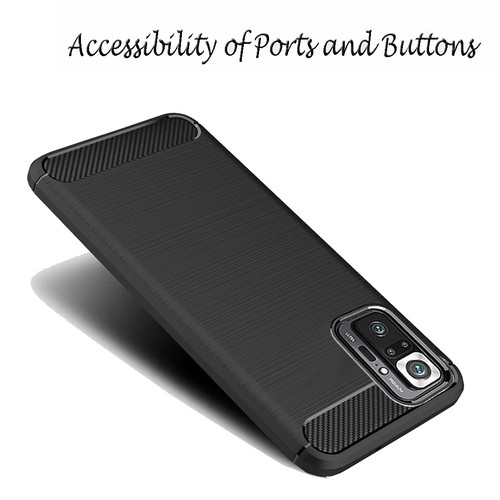 Carbon Fibre Shockproof Bumper Case Cover For XiaoMi Redmi Note 10 11 Pro 4G 5G - Picture 4 of 9