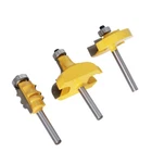 3pcs 1/4" Shank Picture Frame/Molding Router Bits set