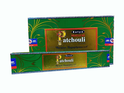 Satya Natural Series Masala Räucherstäbchen Patchouli Duft Agrabatti Box 180g