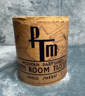Antique NEW NOT USED Park Tissue Mills, Inc Bathroom Tissue Roll PTM New York