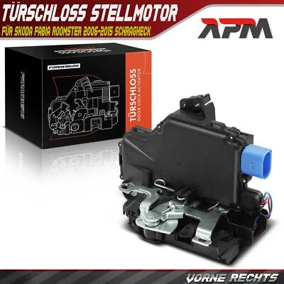 Türschloss Stellmotor Vorne Rechts für VW Transporter V T5 Polo 9N Skoda Fabia