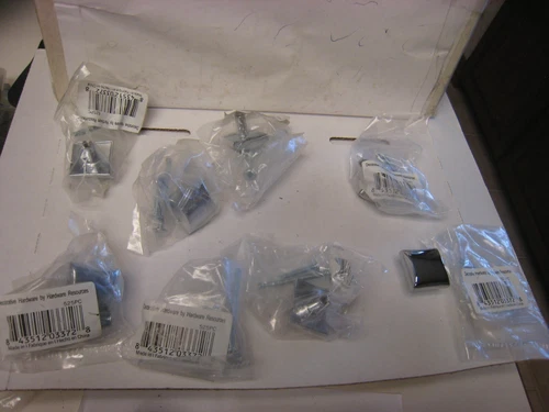 8 Polished Chrome Door/Drawer Knobs Cabinet, Furniture Hardware Resources  525PC - Picture 1 of 7