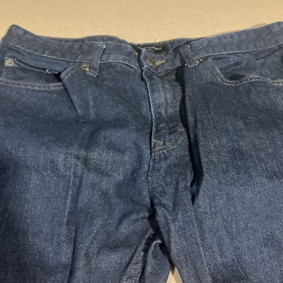 Banana Republic Dark Denim Wash Jeans Slim Fit 35x30, Straight Leg Men