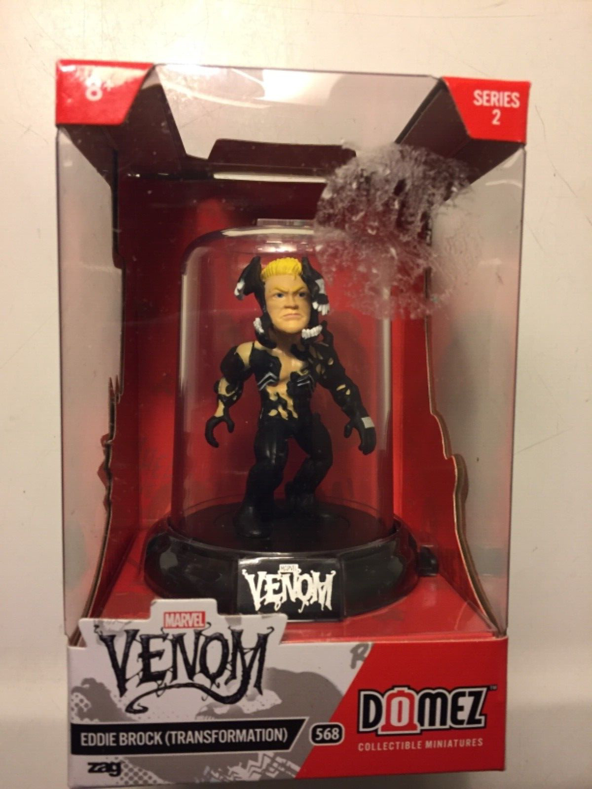 Domez Marvel Venom Eddie Brock(Transformation) #568 Series 2 Mini Figure Zag Toy