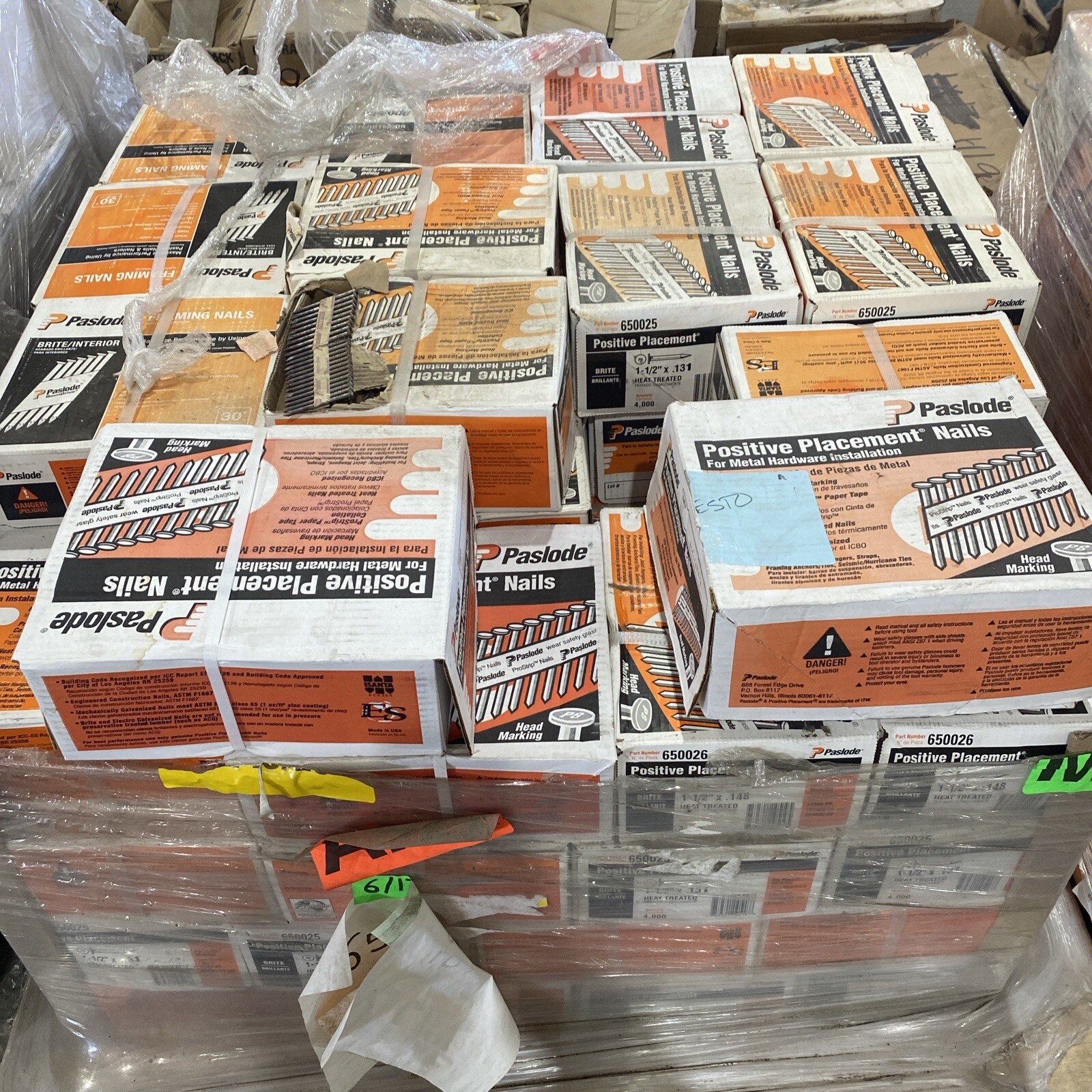 Paslode Interior Framing Nails 11/2 X 0.131 Qty 4000 Heat Treated New