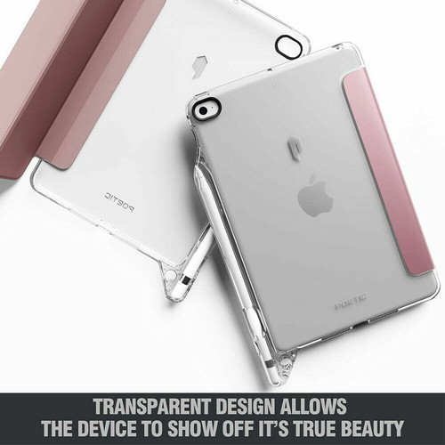 Poetic For Apple iPad Mini 5 Smart Case Soft Leather Stand Cover Rose Gold - Picture 6 of 8