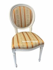 SEDIA IMBOTTITA SALOTTO SOGGIORNO BIANCO PATINATO IN VARI COLORI