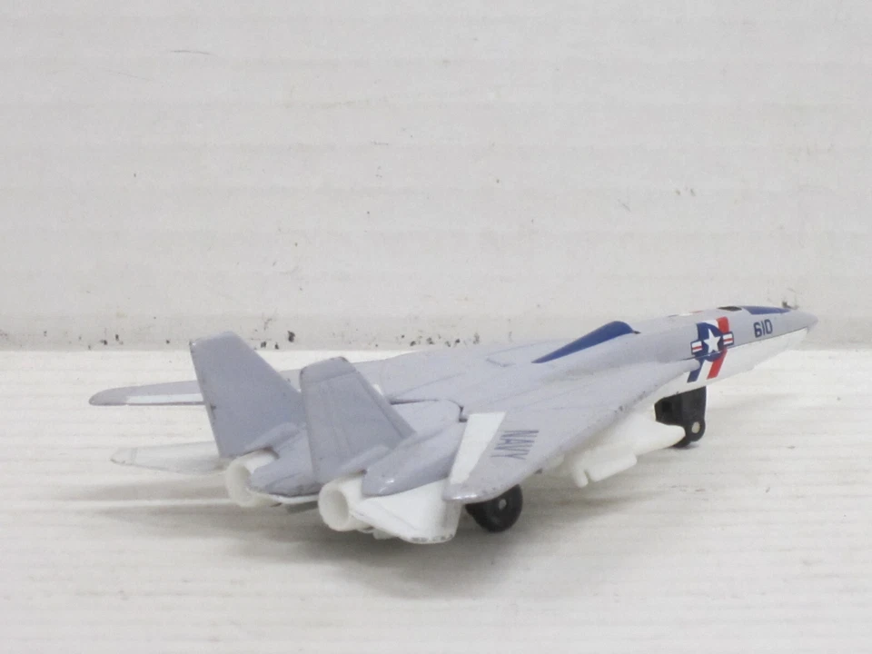 Flugzeug Düsenjet Grumman F-14 Tomcat US Navy grau/weiß ohne Box Matchbox SB 30 - Bild 2 von 4