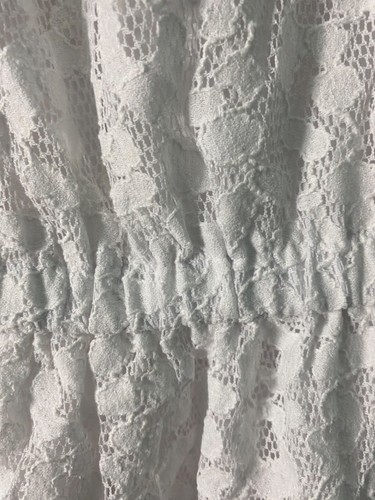 Michael Michael Kors Lace Shirt Dress Medium White Original Retail $155 - Picture 3 of 10