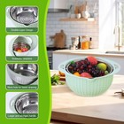 Upgraded 4-1 Colander with Mixing Bowl Set for Kitchen Essentials, Stainless Ste — photo 5