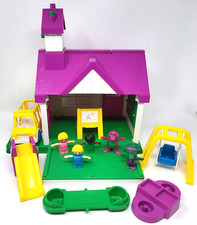 90s Vintage 1993 Lyons Group Barney  Friends School House Play Set Baby Bop