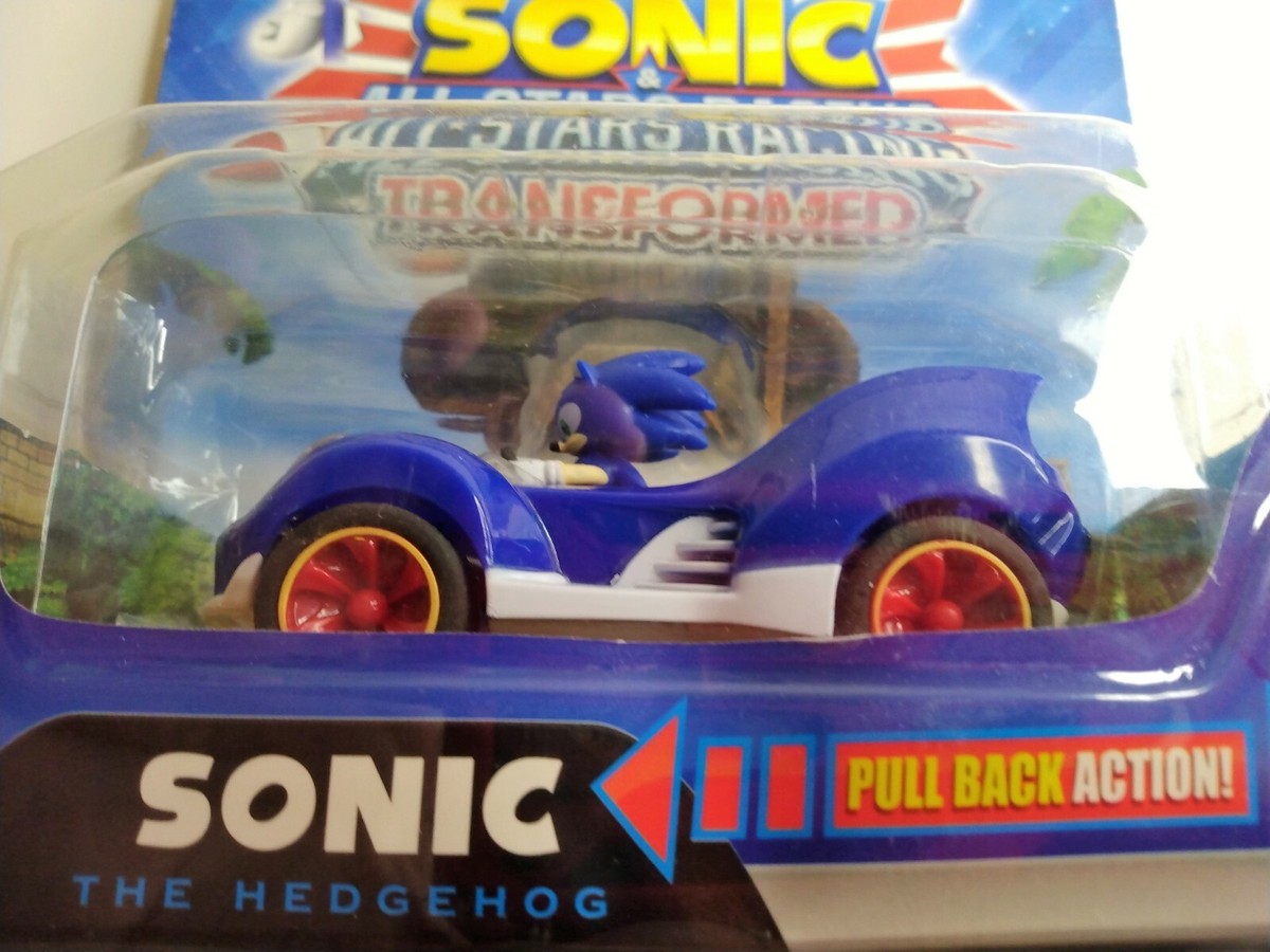 2013 Sonic All-Stars Racing Transformed SONIC Pull Back Action Car