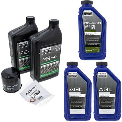 #ad Polaris PS 4 Full Service Oil Change Kit Filter Sportsman 400 500 Ranger 500 570 $107.96