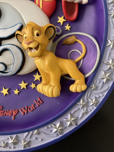 Walt Disney World 25th Anniversary 3D Plate 1996 - Picture 5 of 7
