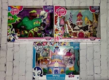 MY LITTLE PONY Rarity Boutique, Pinkie Pie Shoppe, Twilight Oak Library, U Pick 