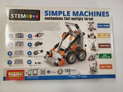 Engino Discovering STEM Simple Machines ''Mechanisms That Multiply Force'' Kit