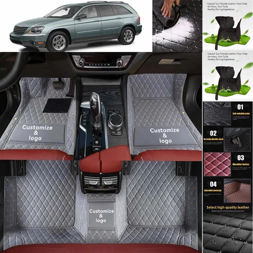 For Chrysler pacifica Car Floor Mats Waterproof Cargo Handmade Luxury Customized - Foto 11 di 33