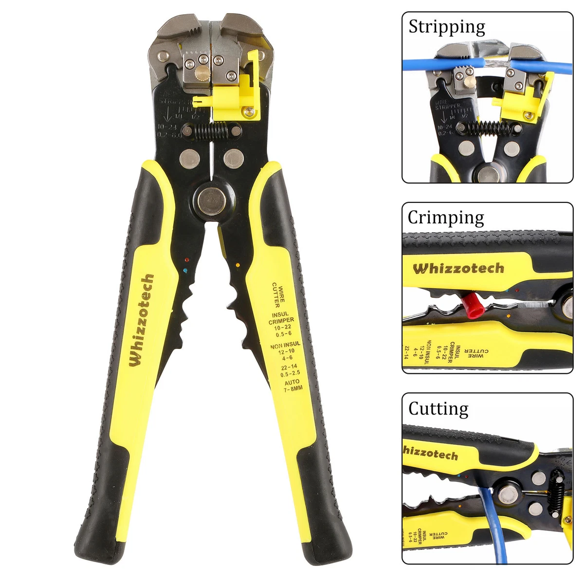 0.2-6 Mm Wire Cutter Automatic Wire Stripper Adjustable Insulated Cable  Stripping Tool Professional Industrial Household Appliances Repair With  Stripp