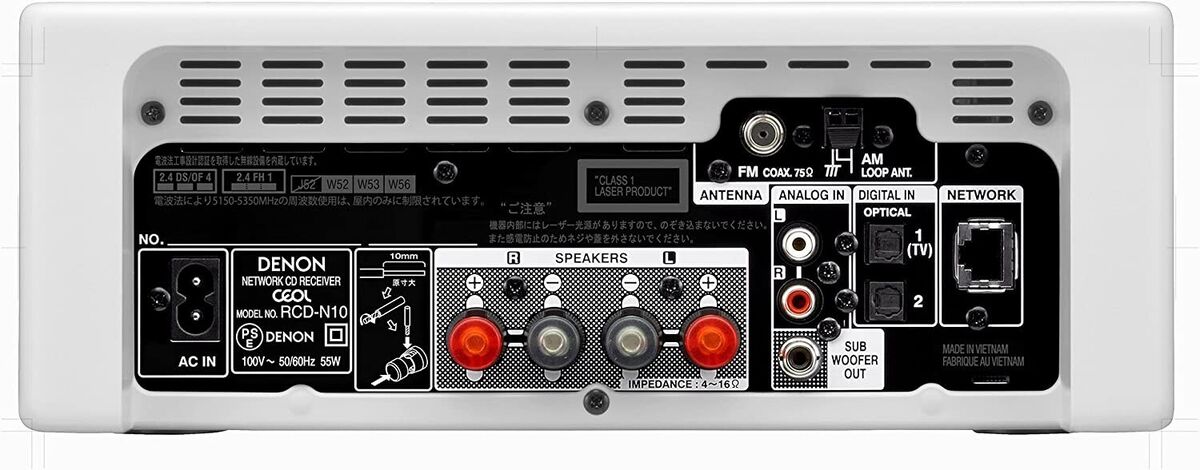 DENON RCD-N10-W HEOS Compatible All in One Network CD DENON RCD-N10-W HEOS Compatible All in One Network CD