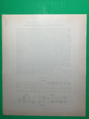 original 1909 USGS map of Scottsboro, AL - Picture 8 of 8