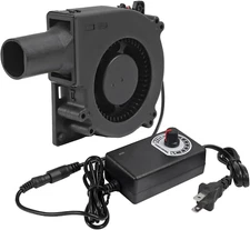 120Mm BBQ Fan 12V 4.72In Blower Brushless with 110V/120V Variable Speed