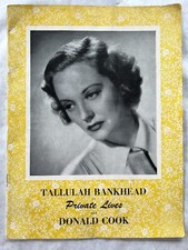 Programme Théâtre Tallulah Bankhead "PRIVATE LIVES" - Pièce de Noel Coward - 1948 