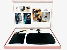 PLUSUS Premium Wireless Charging Pad Mat & Charging Wallet Leather GIFT SET!
