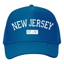 State of New Jersey NJ Est. 1787 Trucker Form-Mesh Back Hat