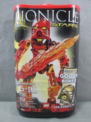 Golden Bionicle Stars TAHU 7116 Factory Sealed Lego Building Toy 2010