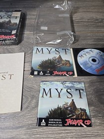 Atari Jaguar CD - Myst - Big Box CIB - Tested & Working- Complete In Box 