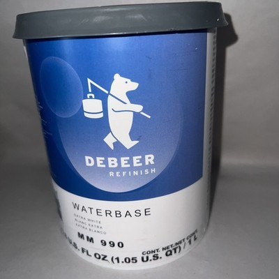 DEBEER refinish waterbase MM990 extra white toner 1 liter