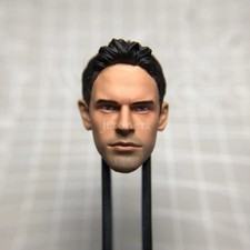 Painted 1/18 1/12 1/10 Chris RE Head Sculpt fit 3.75" 6" 7" Action Figure Body