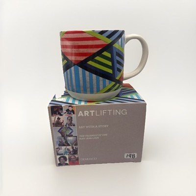 ArtLifting DEMDACO Mug Rudy Jean-Louis Triangle of One Geometric Ceramic Cup 16o