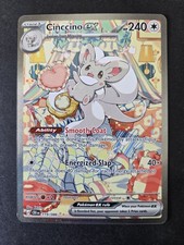 Cinccino ex 119/086 Chaos Rising English Holo Full Art Rare 240 HP