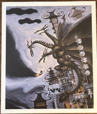 Glenn Barr Signed Limited Edition "Astro Defiance" Otaku Lithograph