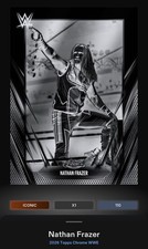 Nathan Frazer - Negative Base Iconic - 2026 Topps Slam WWE Chrome Digital