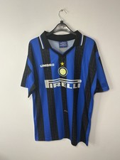 Inter Milan Umbro 1997/1998 Ronaldo 10 Home Football Shirt Size XL Vintage 90s